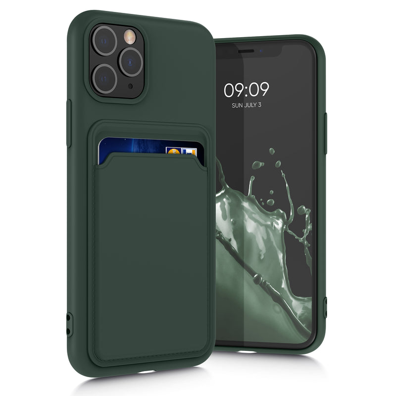 kwmobile Handyhülle kompatibel mit Apple iPhone 11 Pro Hülle mit Fach für Karten