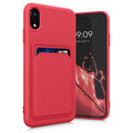 kwmobile Handyhülle kompatibel mit Apple iPhone XR Hülle - Handy Cover mit Fach für Karten