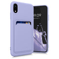 kwmobile Handyhülle kompatibel mit Apple iPhone XR Hülle - Handy Cover mit Fach für Karten