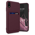 kwmobile Handyhülle kompatibel mit Apple iPhone XR Hülle - Handy Cover mit Fach für Karten