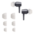 kwmobile Polster kompatibel mit Sony MDR-EX750BT / WI-1000X / WI-H700 / WI-C200 - 3 Größen - Ohrstöpsel In-Ear Kopfhörer