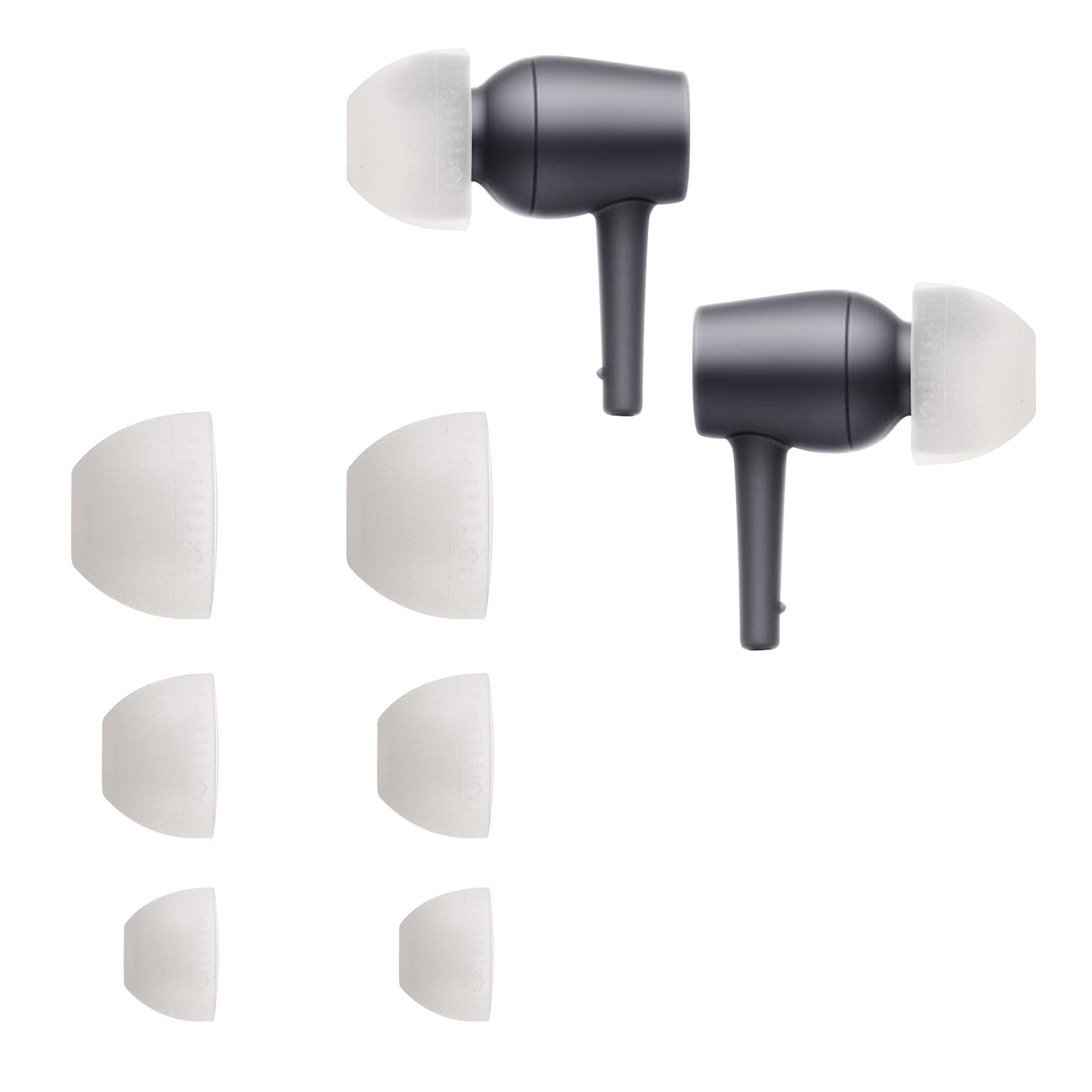 kwmobile Polster kompatibel mit Sony MDR-EX750BT / WI-1000X / WI-H700 / WI-C200 - 3 Größen - Ohrstöpsel In-Ear Kopfhörer