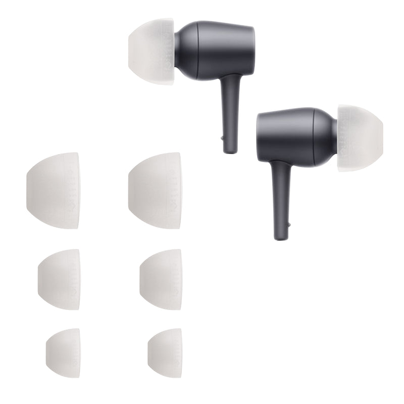 kwmobile Polster kompatibel mit Sony MDR-EX750BT / WI-1000X / WI-H700 / WI-C200 - 3 Größen - Ohrstöpsel In-Ear Kopfhörer