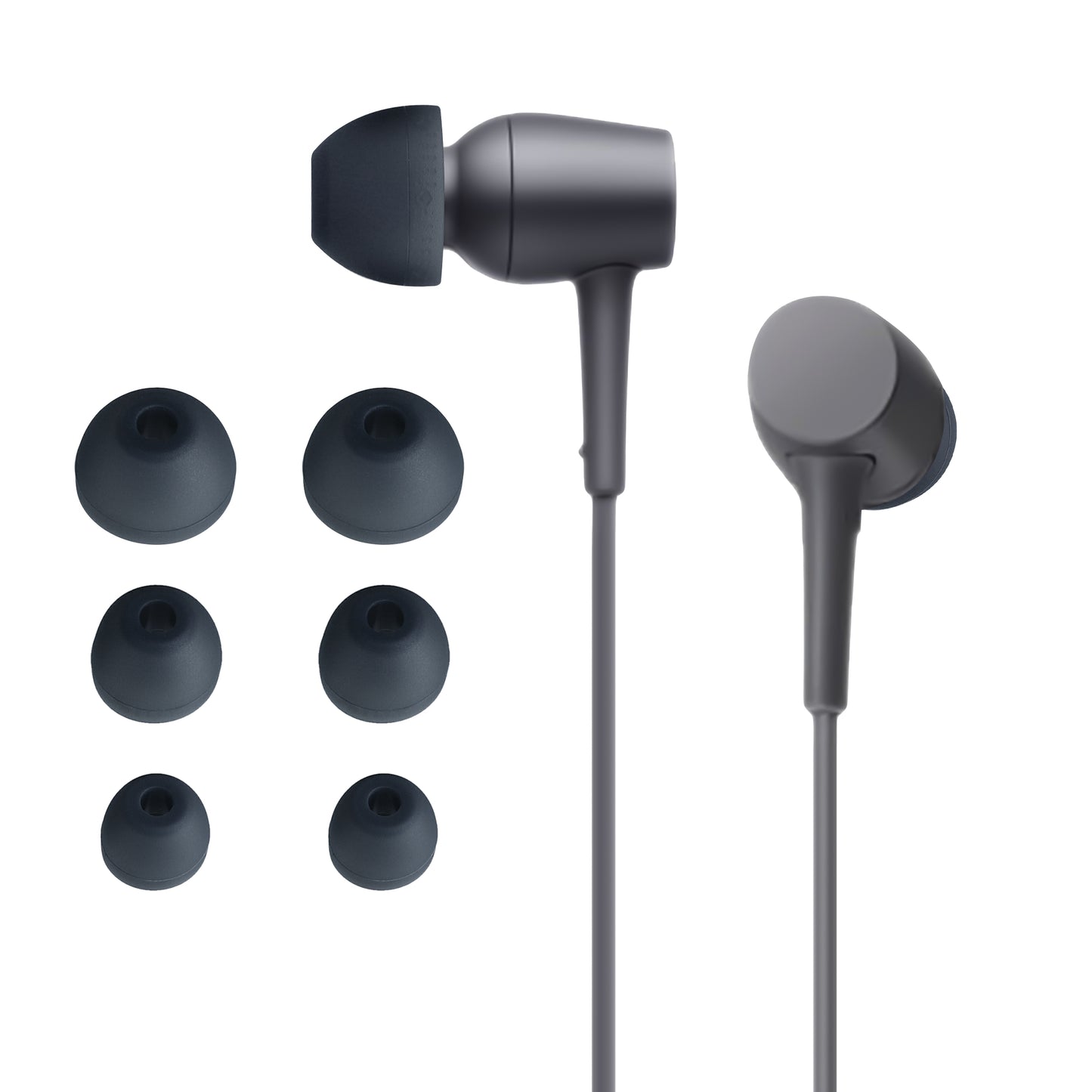 kwmobile Polster kompatibel mit Sony MDR-EX750BT / WI-1000X / WI-H700 / WI-C200 - 3 Größen - Ohrstöpsel In-Ear Kopfhörer