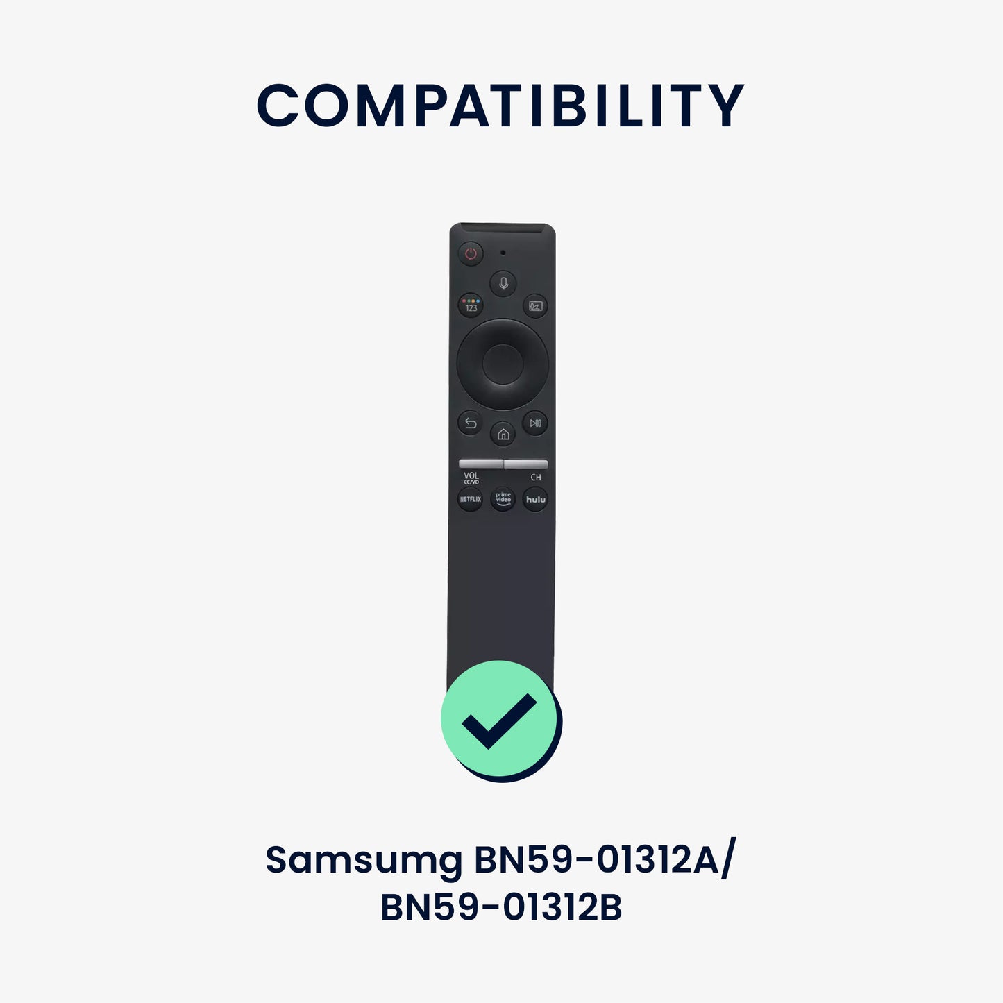 kwmobile Hülle Fernbedienung kompatibel mit Samsung BN59-01312A / BN59-01312B Hülle für TV Zubehör