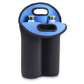 kwmobile 2in1 Flaschenkühler 500ml - für Bier und andere Getränke - Kühler aus isoliertem Neopren - Bierflaschenkühler Schwarz Dunkelblau Schwarz  [dsg01]