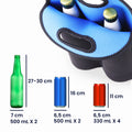 kwmobile 2in1 Flaschenkühler 500ml für Bier und andere Getränke Kühler aus isoliertem Neopren