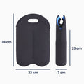 kwmobile 2in1 Flaschenkühler 500ml für Bier und andere Getränke Kühler aus isoliertem Neopren