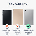 kwmobile Hülle kompatibel mit Samsung Galaxy Tab A7 Lite 8.7 (2021) Hülle - Tablet Cover