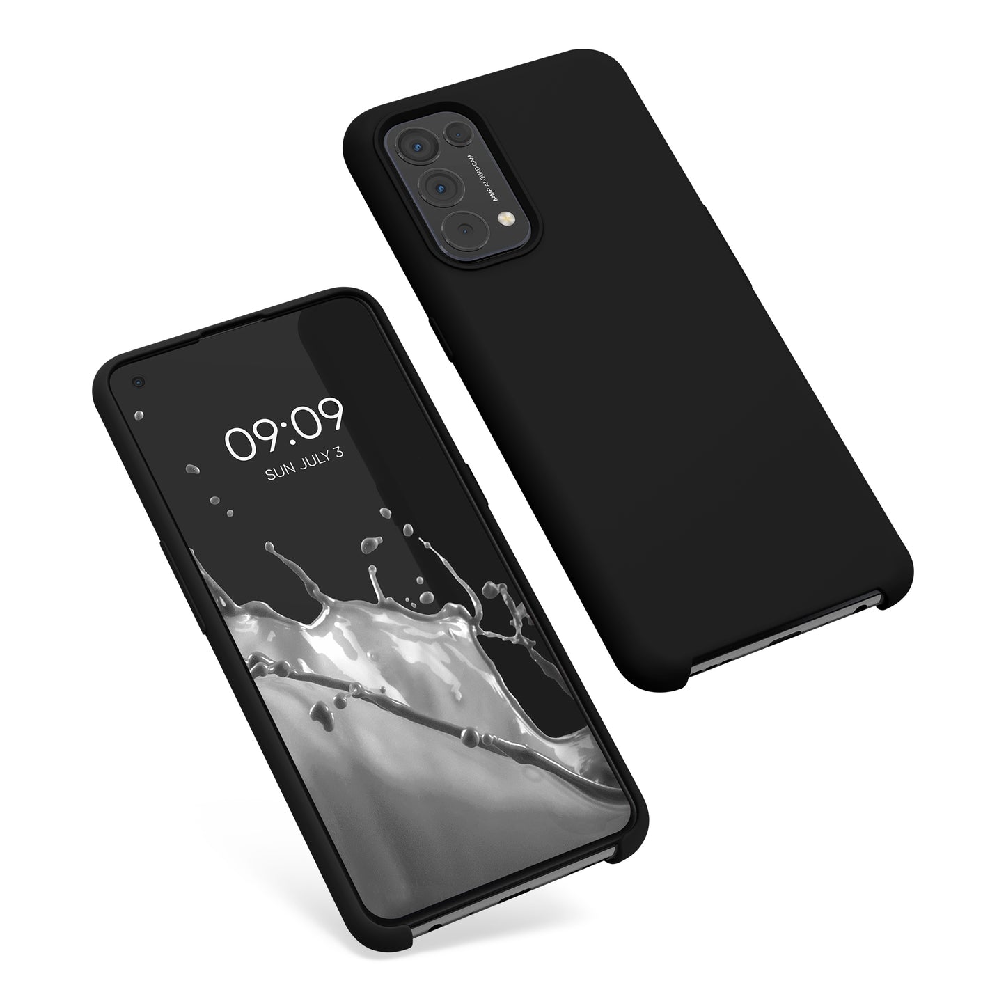 kwmobile Handyhülle für Oppo Find X3 Lite Hülle - Case Silikon - Kabelloses Laden - Schutzhülle Cover