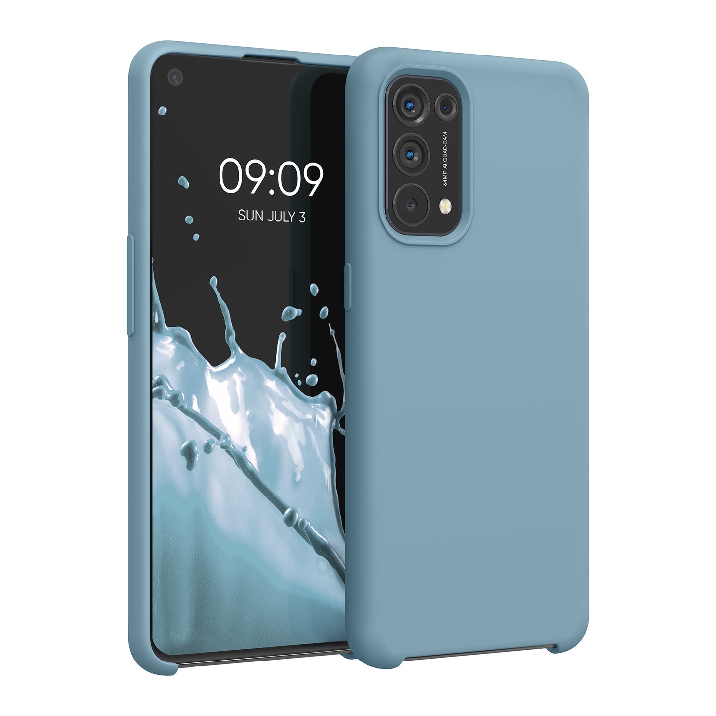 kwmobile Handyhülle für Oppo Find X3 Lite Hülle - Case Silikon - Kabelloses Laden - Schutzhülle Cover