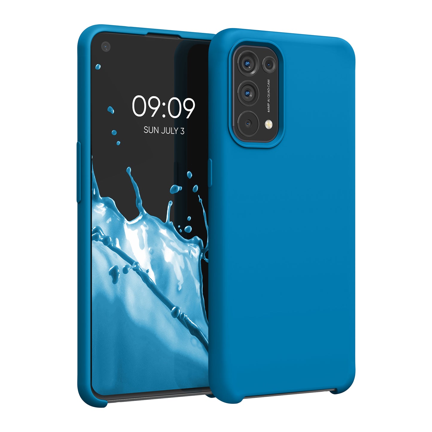 kwmobile Handyhülle für Oppo Find X3 Lite Hülle - Case Silikon - Kabelloses Laden - Schutzhülle Cover