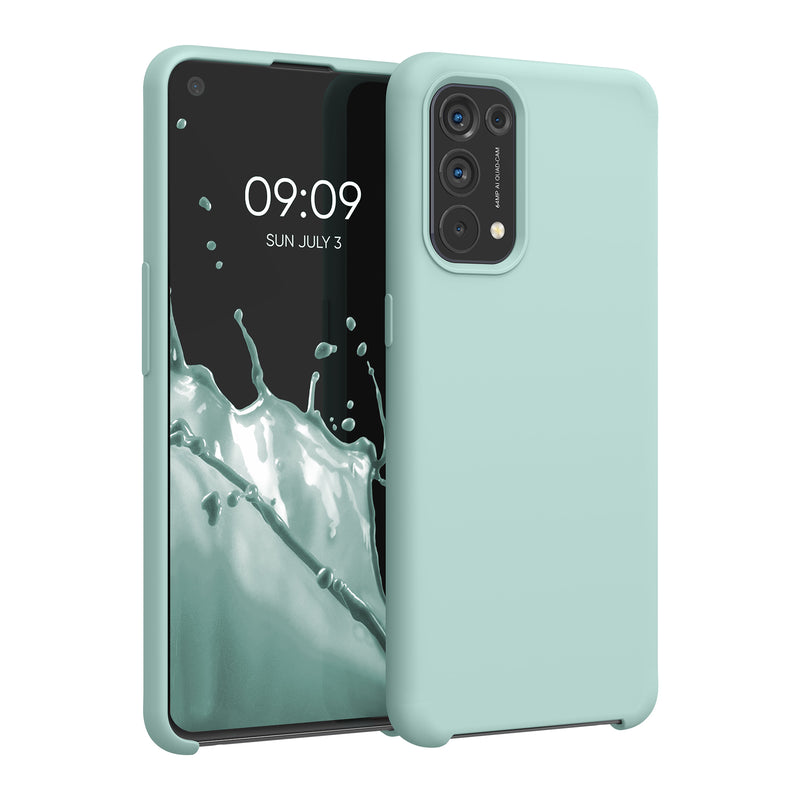 kwmobile Handyhülle für Oppo Find X3 Lite Hülle - Case Silikon - Kabelloses Laden - Schutzhülle Cover