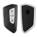 kwmobile Autoschlüssel Hülle kompatibel mit VW Golf 8 3-Tasten Autoschlüssel - Schlüsselhülle Cover