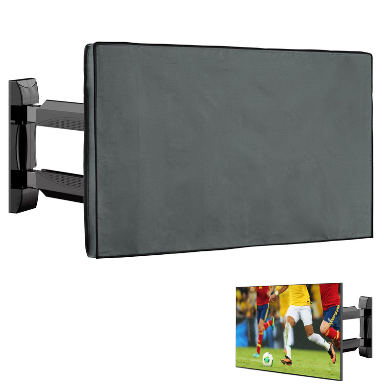 kwmobile 55" TV Outdoor TV Abdeckung Fernseher Hülle Bildschirmschutz Schutzhülle wetterfest