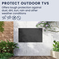 kwmobile 55" TV Outdoor TV Abdeckung Fernseher Hülle Bildschirmschutz Schutzhülle wetterfest