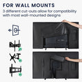 kwmobile 43" TV Outdoor TV Abdeckung Fernseher Hülle Bildschirmschutz Schutzhülle wetterfest