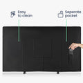 kwmobile 75" TV Outdoor TV Abdeckung Fernseher Hülle Bildschirmschutz Schutzhülle wetterfest