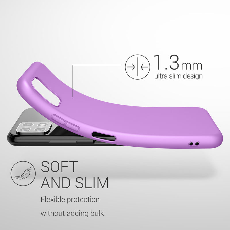 kwmobile Handyhülle für Samsung Galaxy A22 5G - Kabelloses Laden - Schutzhülle Cover