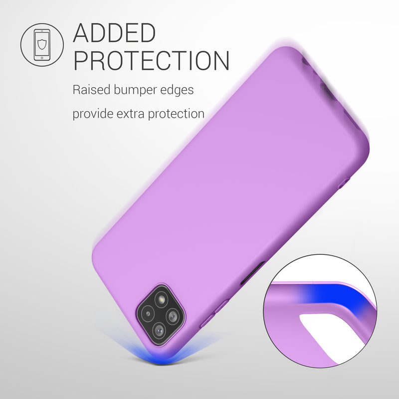 kwmobile Handyhülle für Samsung Galaxy A22 5G - Kabelloses Laden - Schutzhülle Cover