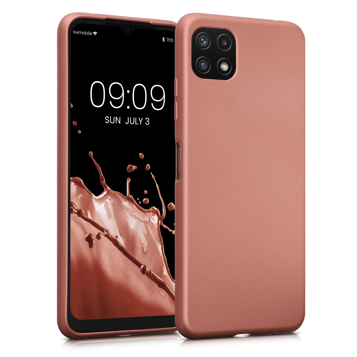 kwmobile Handyhülle für Samsung Galaxy A22 5G Hülle Silikon Case Schutzhülle Cover