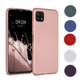 kwmobile Case kompatibel mit Samsung Galaxy A22 5G Hülle - Schutzhülle aus Silikon metallisch schimmernd - Handyhülle Metallic Gold Metallic Gold  