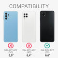 kwmobile Handyhülle für Samsung Galaxy A22 5G Hülle Silikon Case Schutzhülle Cover