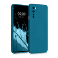 kwmobile Hülle kompatibel mit OnePlus Nord Hülle - gummierte Silikon Handyhülle - Schutzhülle für kabelloses Laden - Case