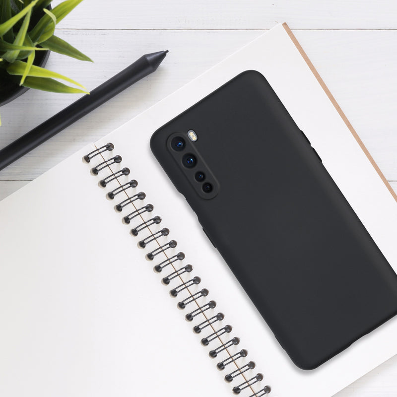 kwmobile Hülle kompatibel mit OnePlus Nord Hülle - gummierte Silikon Handyhülle - Schutzhülle für kabelloses Laden - Case