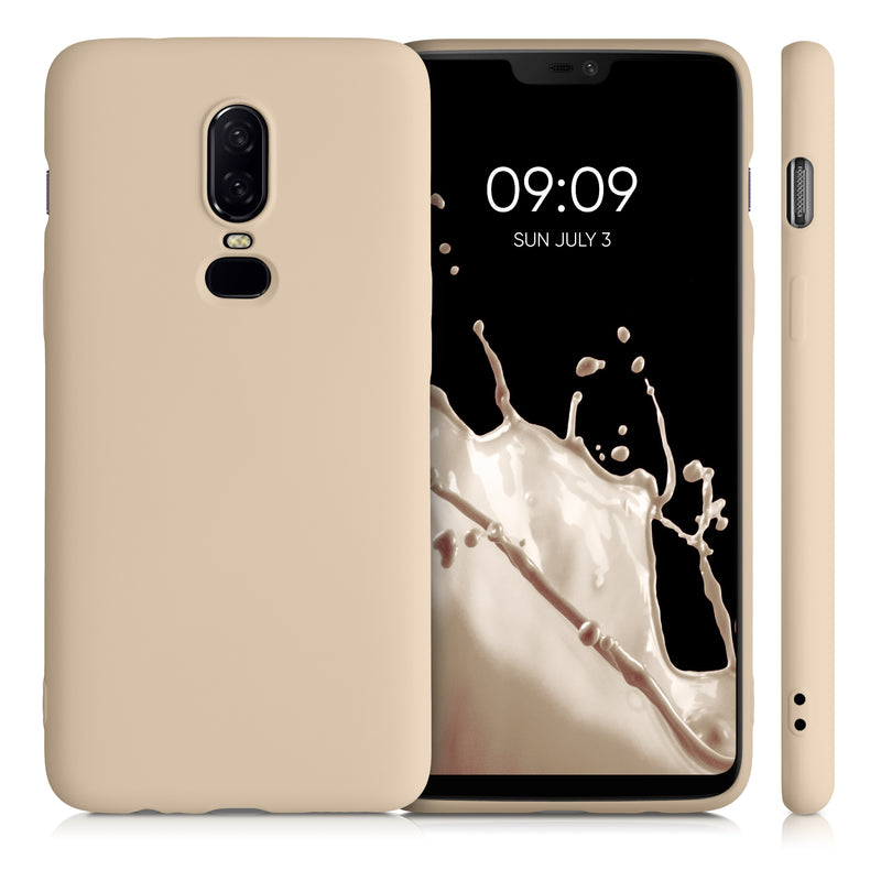kwmobile Hülle kompatibel mit OnePlus 6 - Schutzhülle für kabelloses Laden - Case