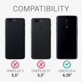 kwmobile Hülle kompatibel mit OnePlus 6 - Schutzhülle für kabelloses Laden - Case