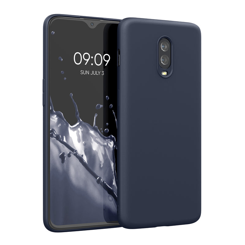 kwmobile Hülle kompatibel mit OnePlus 6T Hülle - Schutzhülle für kabelloses Laden - Case