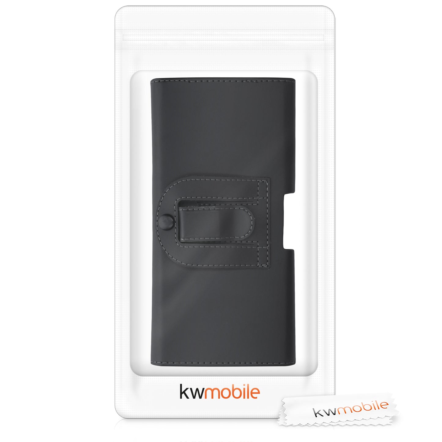 kwmobile Gürteltasche Hülle für Handys mit Gürtelclip - 17,2 x 8,5 cm Gürtel Case mit Gürtelschlaufe