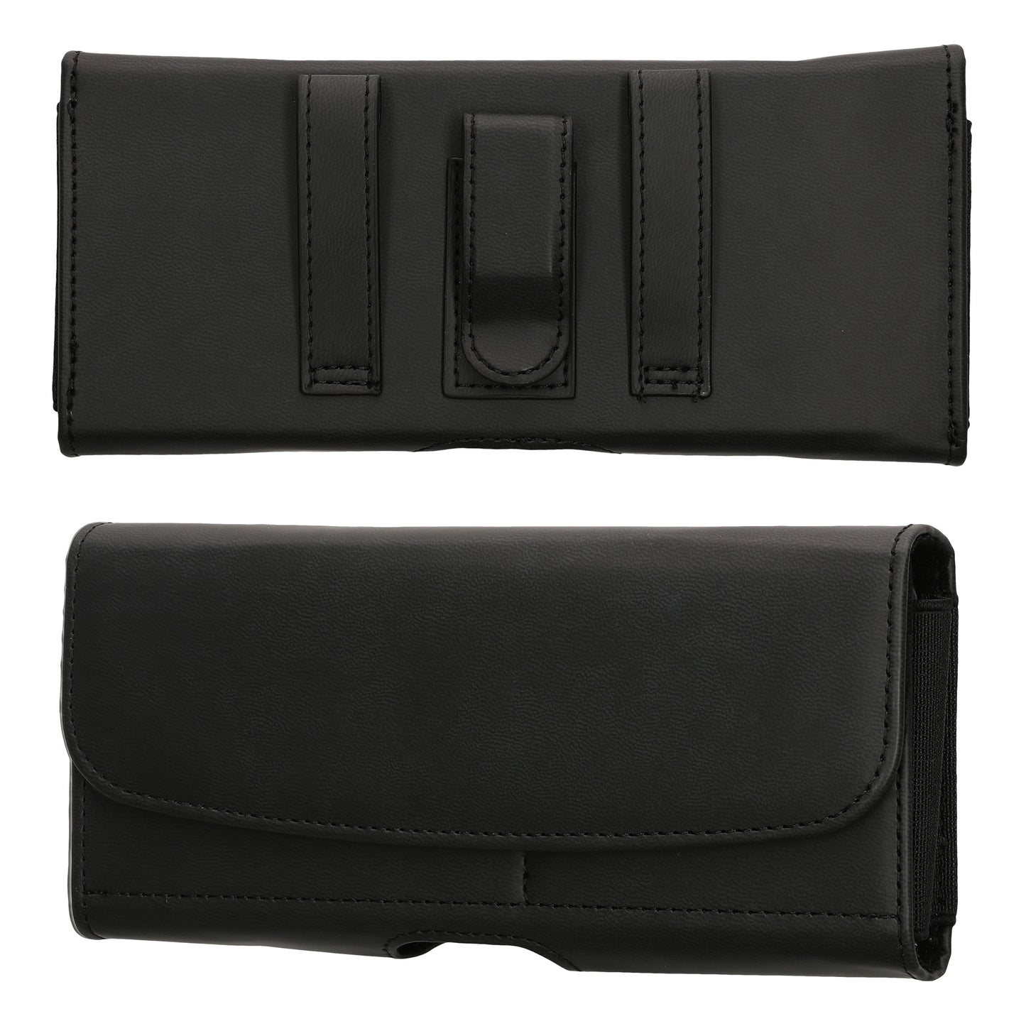 kwmobile Handy Gürteltasche mit Kartenfächern - Hülle 17,2 x 8,5 cm Handytasche mit Gürtelschlaufe Clip