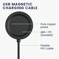 Ladekabel für OnePlus Watch W301GB - Schwarz - Elektronik