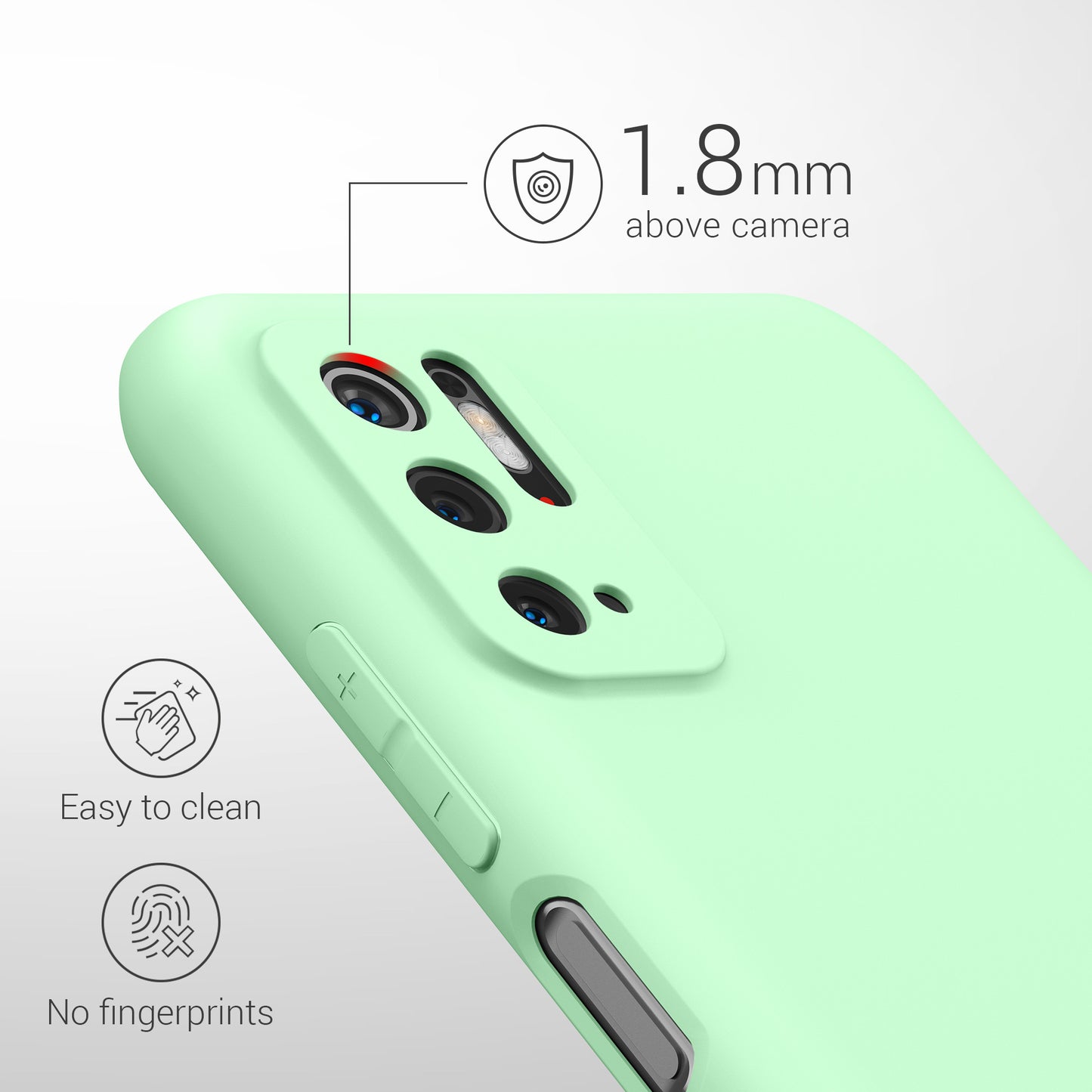 kwmobile Handyhülle für Xiaomi Poco M3 Pro 5G Hülle - Kabelloses Laden - Schutzhülle Cover