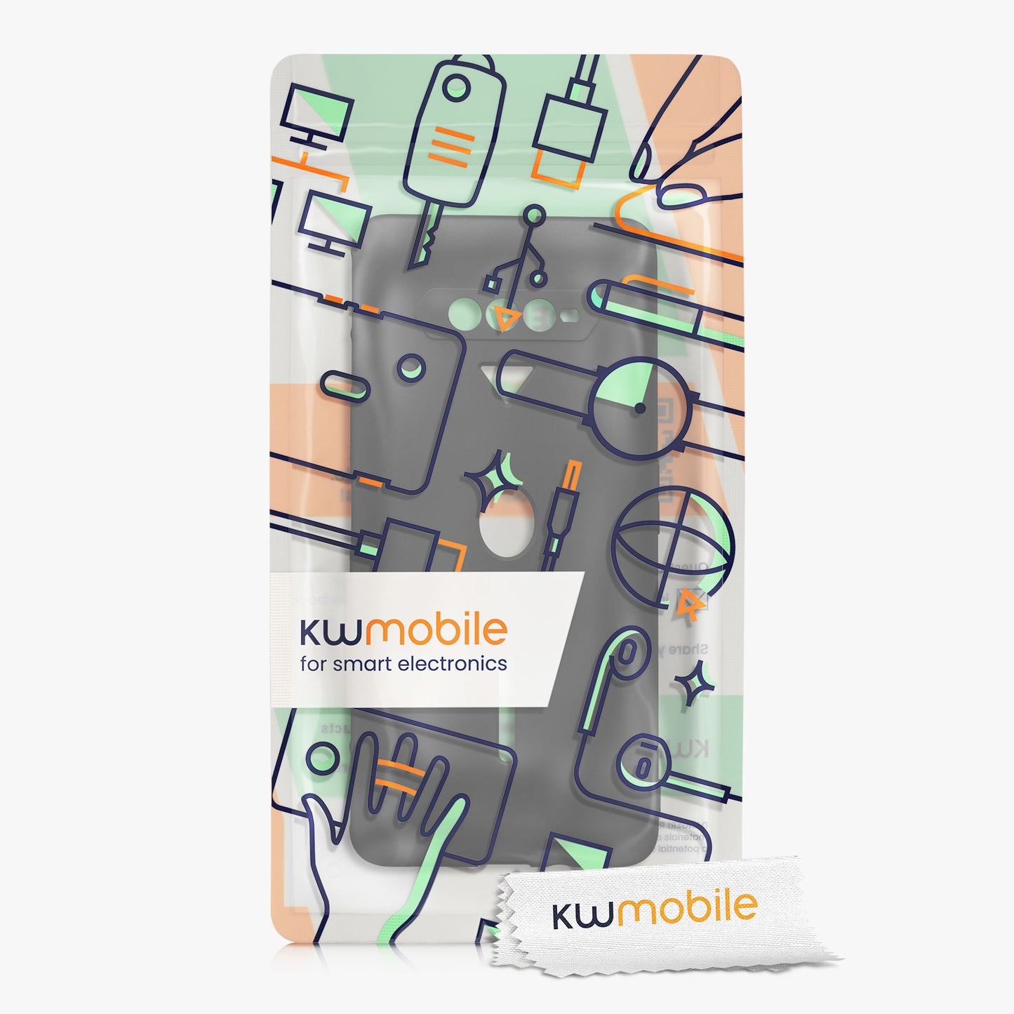 kwmobile Handyhülle für Xiaomi Black Shark 4 / 4 Pro Hülle Cover Kabelloses Laden Schutzhülle