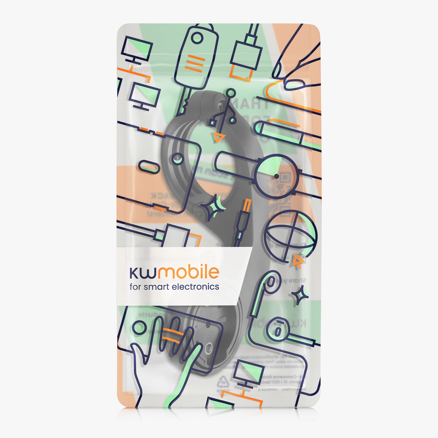 kwmobile Halter für Bryton Rider Halterung - Bryton Halterung Fahrrad - GPS Radcomputer Fahrradhalterung Fahrradcomputer Mount