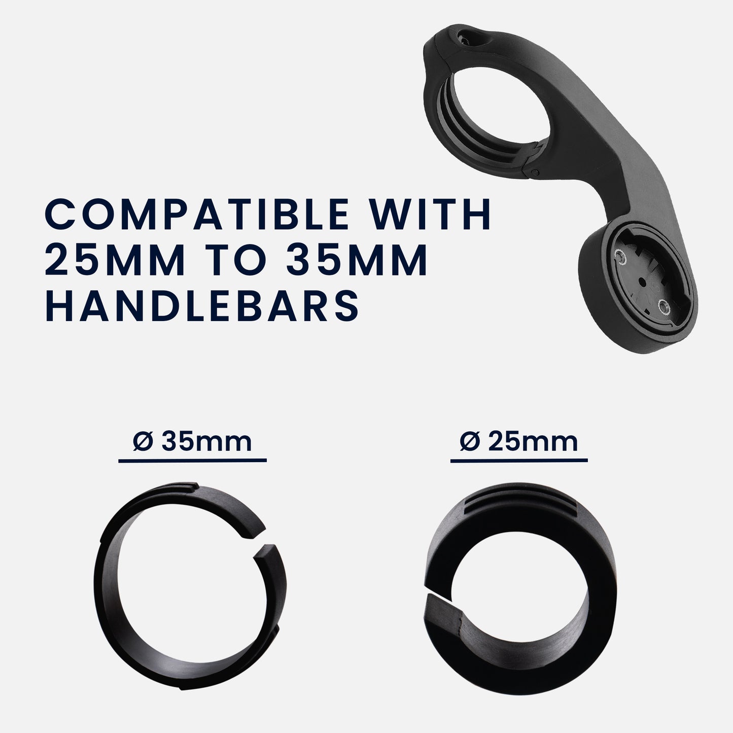 kwmobile Halter für Bryton Rider Halterung - Bryton Halterung Fahrrad - GPS Radcomputer Fahrradhalterung Fahrradcomputer Mount