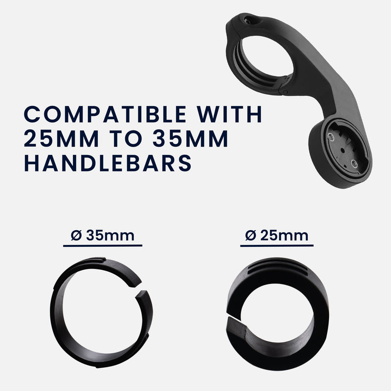 kwmobile Halter für Bryton Rider Halterung - Bryton Halterung Fahrrad - GPS Radcomputer Fahrradhalterung Fahrradcomputer Mount