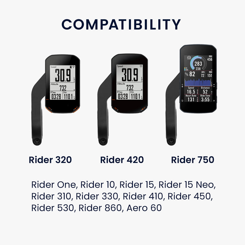 kwmobile Halter für Bryton Rider Halterung - Bryton Halterung Fahrrad - GPS Radcomputer Fahrradhalterung Fahrradcomputer Mount