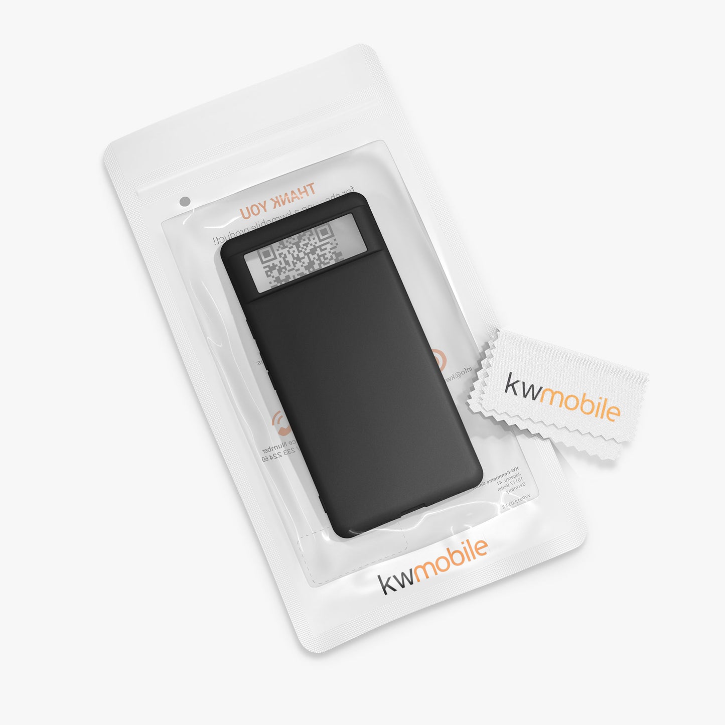 kwmobile Handyhülle für Google Pixel 6 Hülle - Kabelloses Laden - Schutzhülle Cover