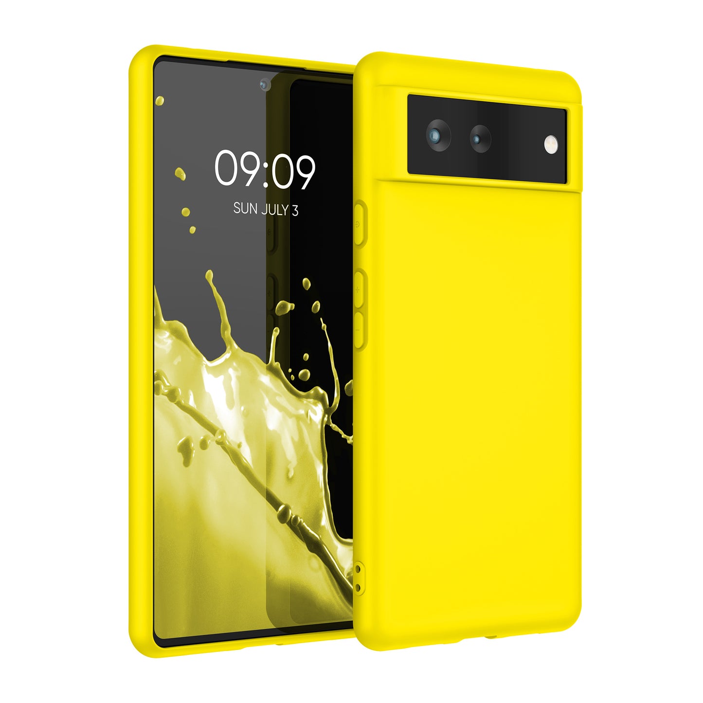 kwmobile Handyhülle für Google Pixel 6 Hülle - Kabelloses Laden - Schutzhülle Cover