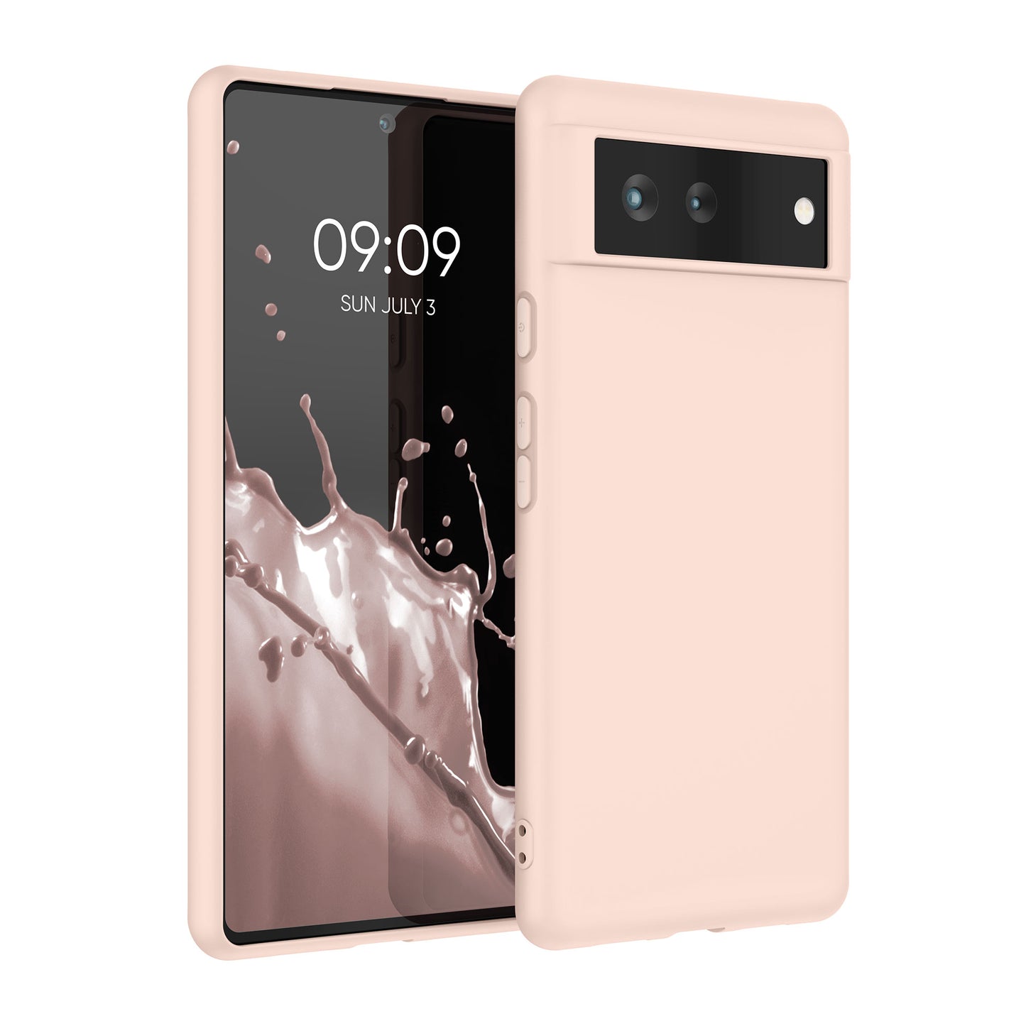 kwmobile Handyhülle für Google Pixel 6 Hülle - Kabelloses Laden - Schutzhülle Cover