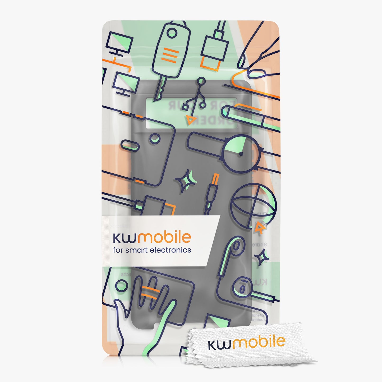 kwmobile Handyhülle für Google Pixel 6 Case Kabelloses Laden Schutzhülle Cover