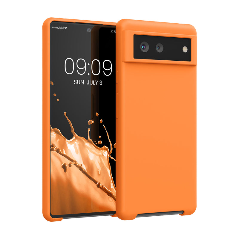 kwmobile Handyhülle für Google Pixel 6 Case Kabelloses Laden Schutzhülle Cover