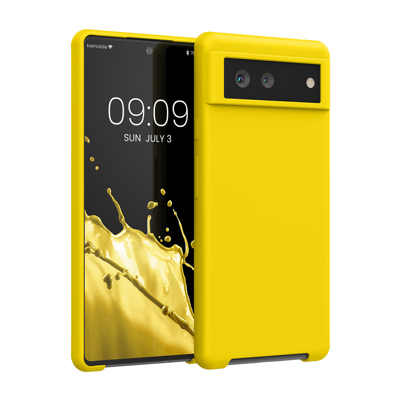 kwmobile Handyhülle für Google Pixel 6 Case Kabelloses Laden Schutzhülle Cover