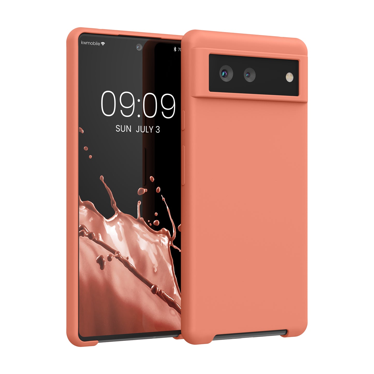kwmobile Handyhülle für Google Pixel 6 Case Kabelloses Laden Schutzhülle Cover