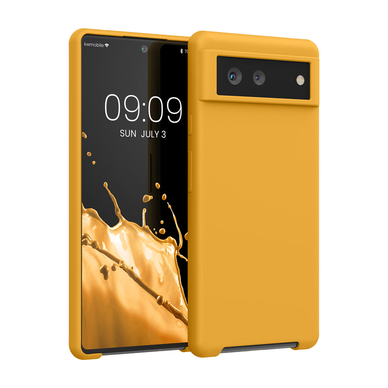 kwmobile Handyhülle für Google Pixel 6 Case Kabelloses Laden Schutzhülle Cover