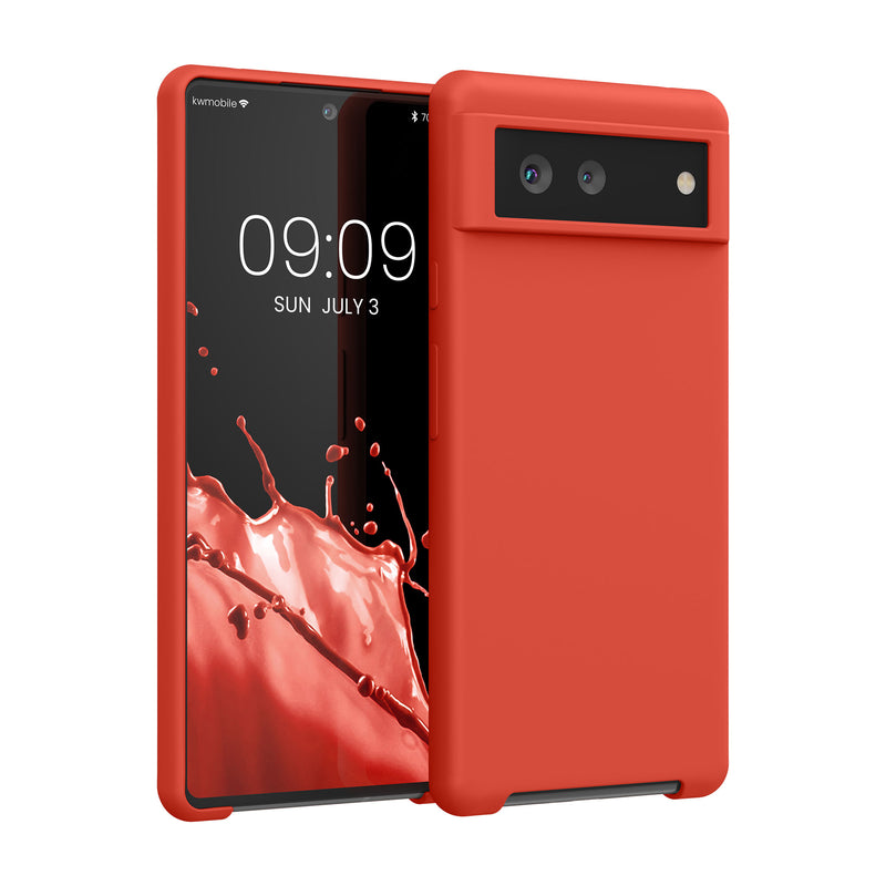 kwmobile Handyhülle für Google Pixel 6 Case Kabelloses Laden Schutzhülle Cover